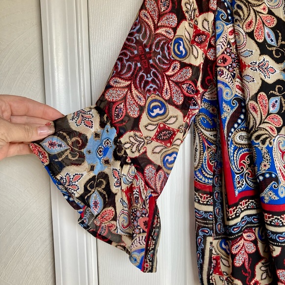 Rafaella Sheer Lined Floral Top - NWT - Picture 2 of 8